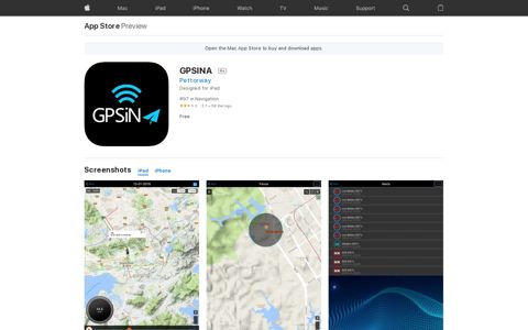‎GPSINA on the App Store