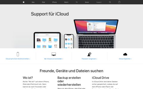 iCloud – Offizieller Apple Support