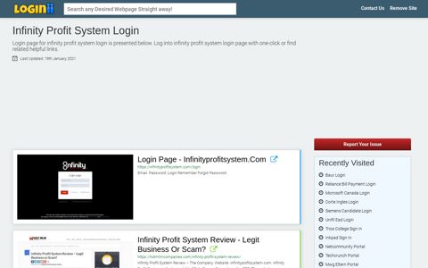 Infinity Profit System Login - Loginii.com