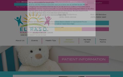 Doctors for Your Child | El Paso Pediatric Associates | Patient ...