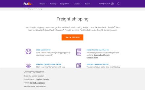 Freight Shipping | FedEx