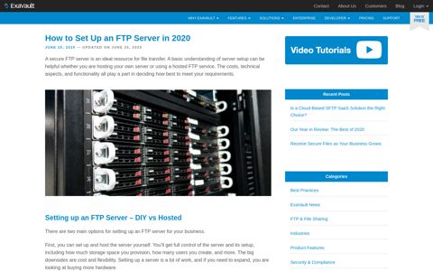 How to Set Up an FTP Server in 2020 | ExaVault Blog