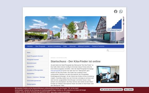 Startschuss - Der Kita-Finder ist online | Stadt Pfungstadt