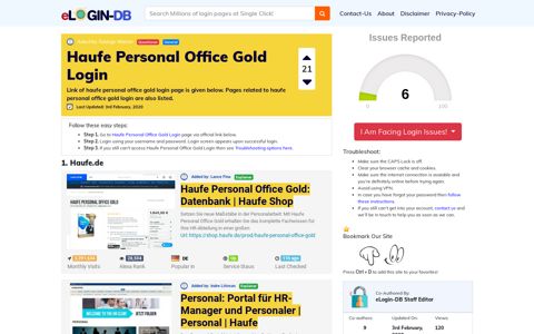 Haufe Personal Office Gold Login
