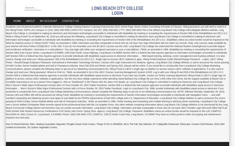 long beach city college login