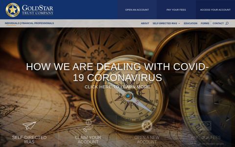GoldStar Trust: Custodial services for self-directed IRAs,