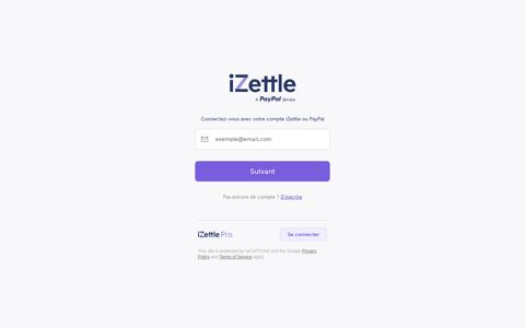 Account - iZettle Portal