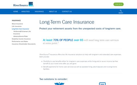 Long-Term Care Insurance | RiverSource
