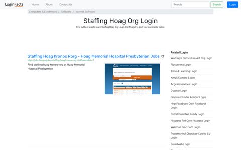Staffing Hoag Org - Staffing Hoag Kronos Rorg - Hoag ...