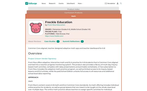 Freckle Education | Product Reviews | EdSurge