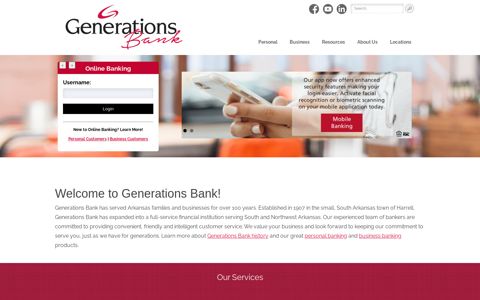 Generations Bank > Home