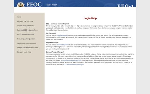 EEO1 login help