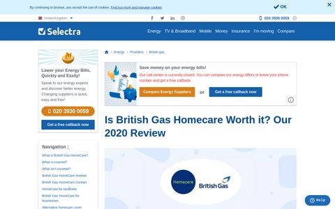 Is British Gas Homecare Worth it? Our 2020 Review - Selectra