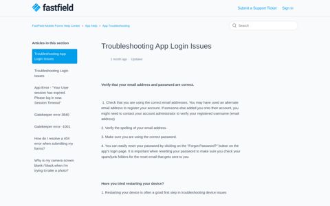 Troubleshooting App Login Issues – FastField Mobile Forms ...