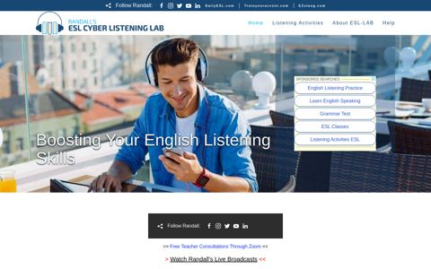 Randall's ESL Cyber Listening Lab - English Listening