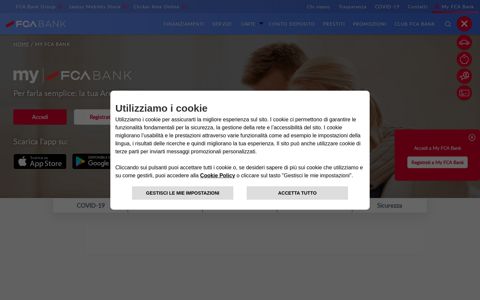 Area Clienti | FCA Bank