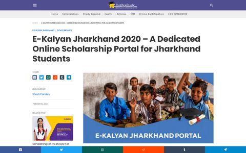 E-Kalyan Jharkhand 2020 - Jharkhand Scholarship, Eligibility ...