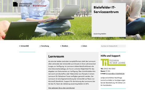 Lernraum - Universität Bielefeld - Uni Bielefeld