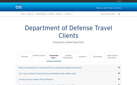 Department of Defense Travel Clients FAQ | Public Sector ...