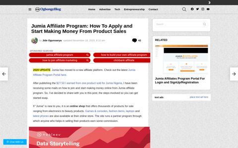 Jumia Affiliate Program: How To Apply and Start Making ...
