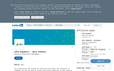iATS Payments - Aura Connect | LinkedIn