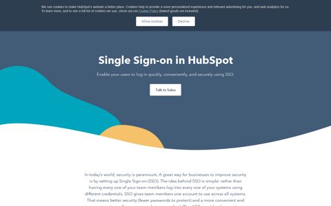 HubSpot Single Sign On Integration