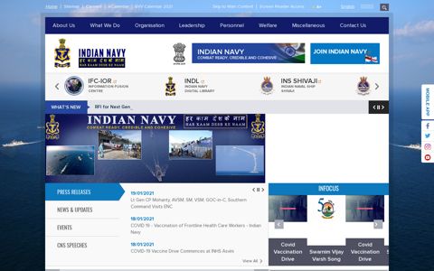 Official website of Indian Navy