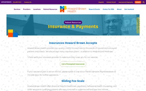 Insurance & Payments - Howard Brown Health