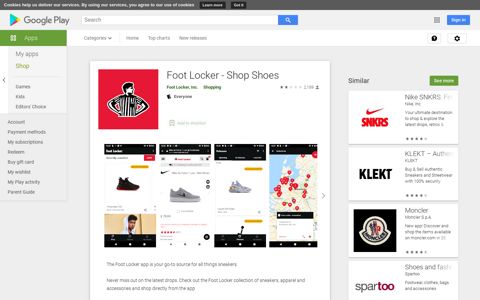 Foot Locker - Shop Shoes - Apps on Google Play