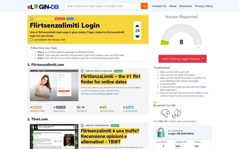 Flirtsenzalimiti Login - A database full of login pages from all ...