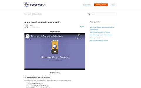 How to Install Hoverwatch for Android – Hoverwatch
