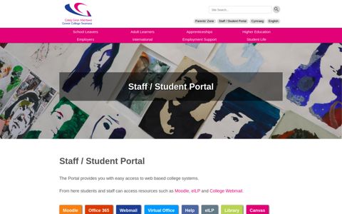 Staff / Student Portal | Gower College Swansea