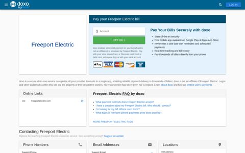 Freeport Electric | Pay Your Bill Online | doxo.com