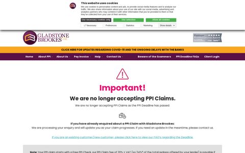 Gladstone Brookes Ltd - PPI Claims Company