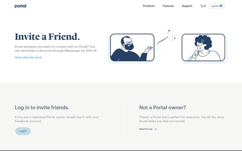 Invite a Friend | Portal from Facebook
