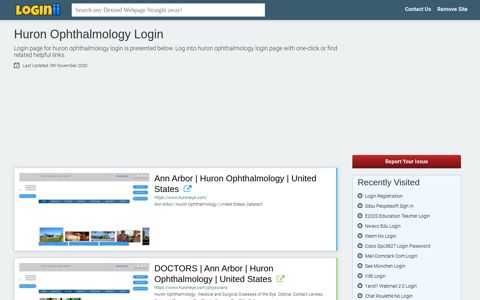Huron Ophthalmology Login - Loginii.com