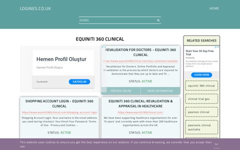 equiniti 360 clinical - General Information about Login
