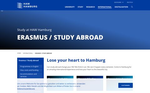 Erasmus / Study abroad - HAW Hamburg