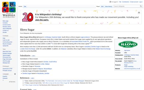 Illovo Sugar - Wikipedia