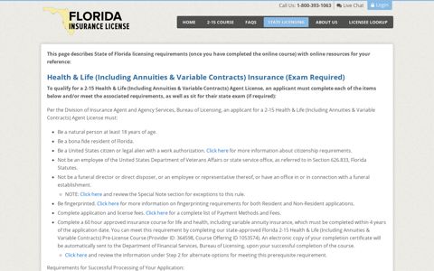 Requirements - Florida Insurance License