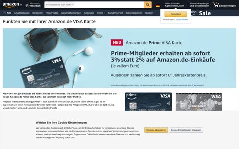Amazon.de: : Ihre Amazon.de VISA Karte
