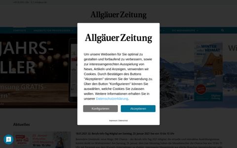 Startseite / Mediengruppe Allgäuer Zeitung