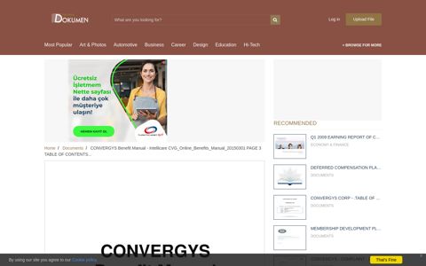 CONVERGYS Benefit Manual - Intellicare ... - DOKUMEN.TIPS