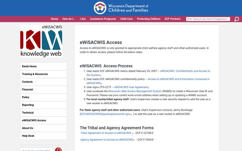 eWiSACWIS-Access
