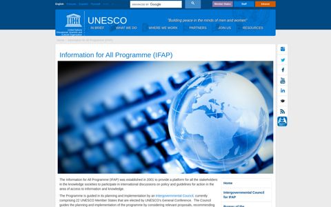 Information for All Programme (IFAP) - Unesco