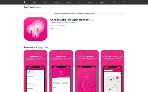 ‎Connect App - HotSpot Manager on the App Store
