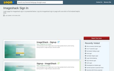 Imageshack Sign In - Loginii.com
