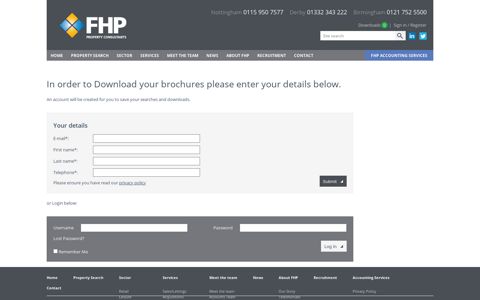 User Registration | FHP