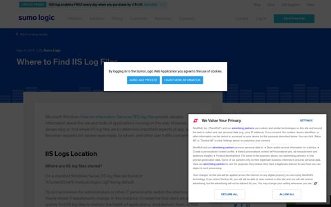Where to Find IIS Log Files - Sumo Logic