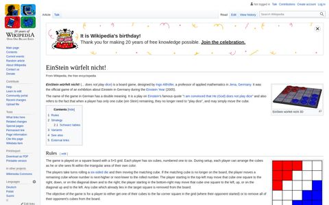 EinStein würfelt nicht! - Wikipedia